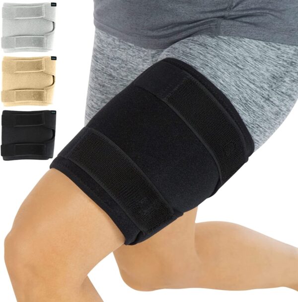 Thigh compression sleeve